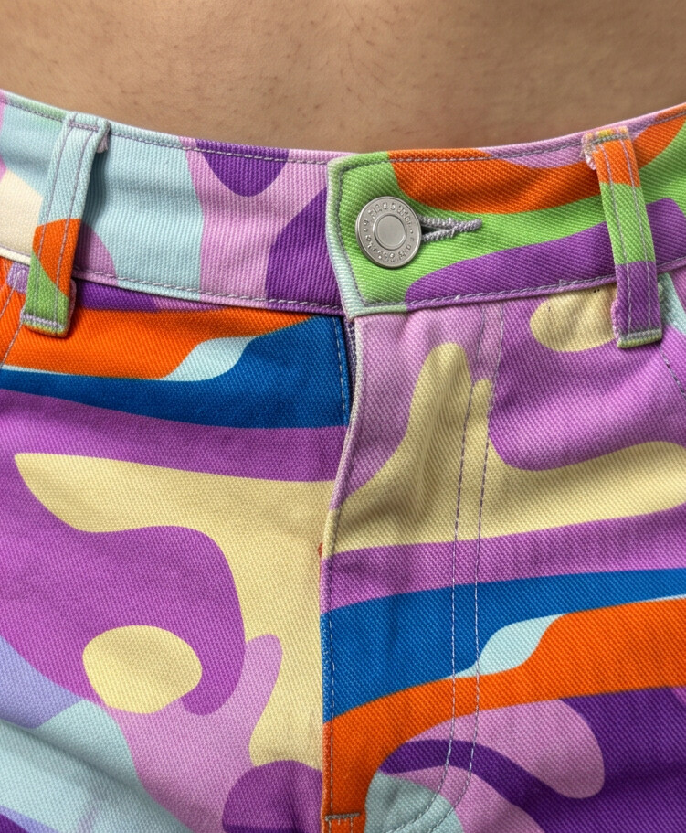 Baggy Cargo Rígido Colores